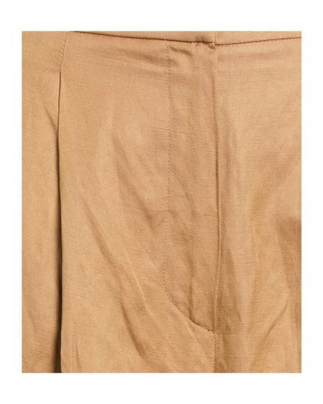 Max Mara Natural Wide-Leg Trousers