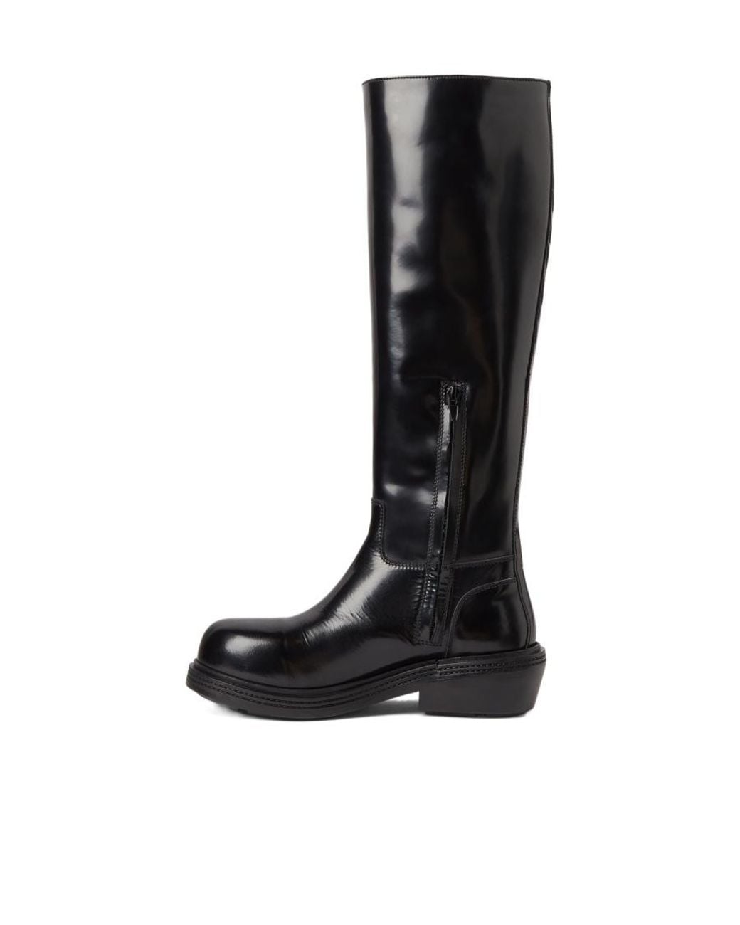 Bottega Veneta Black Fireman Boots