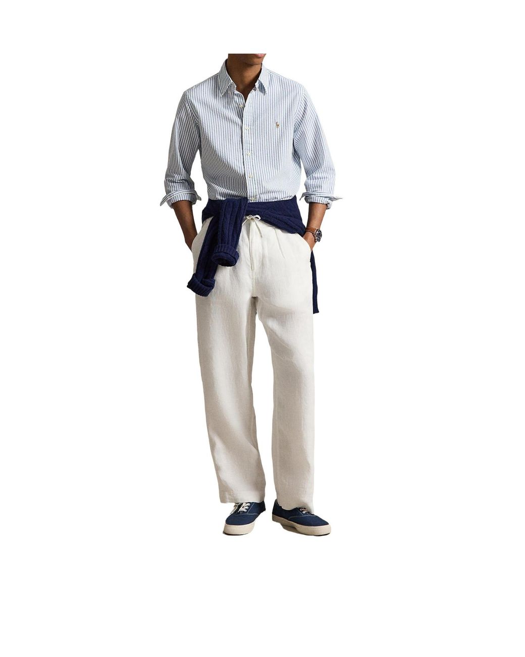 Polo Ralph Lauren White Longsleeve Shirt for men
