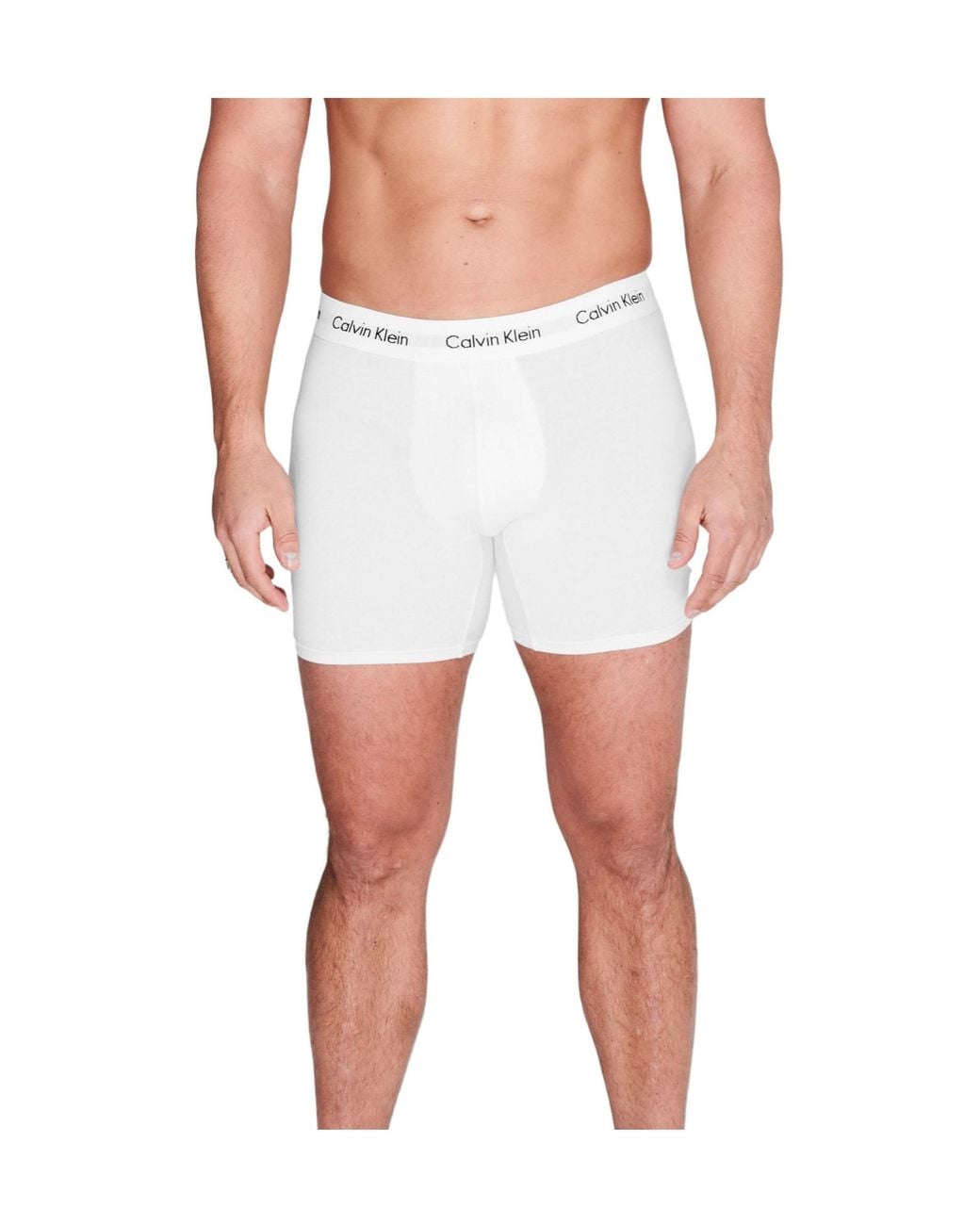 Calvin Klein White Boxer Briefs for men