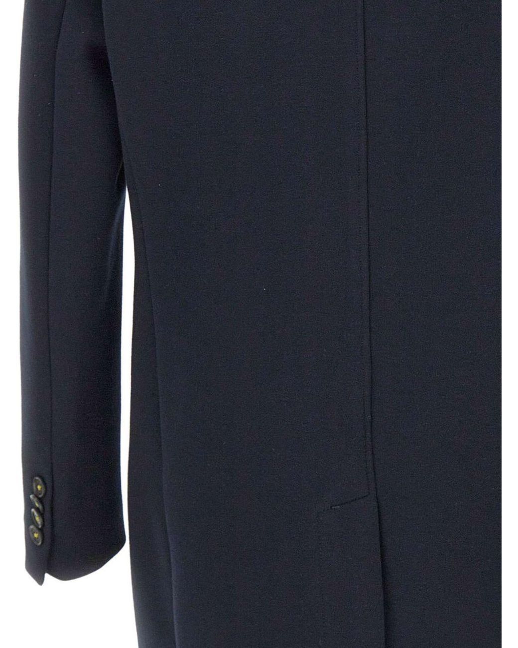 Manuel Ritz Blue Sempre Hooded Coat for men