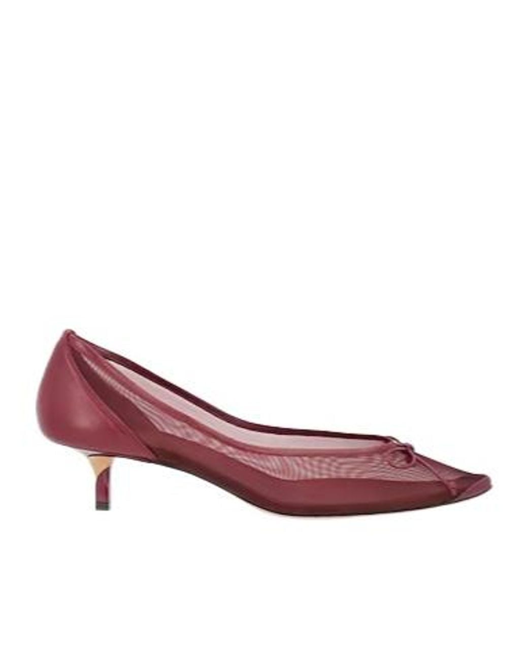 Jacquemus Pink Minimalist Bow High Heels