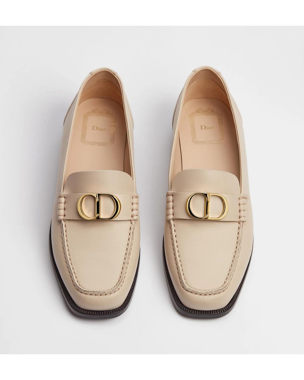 Dior White Palais Loafer