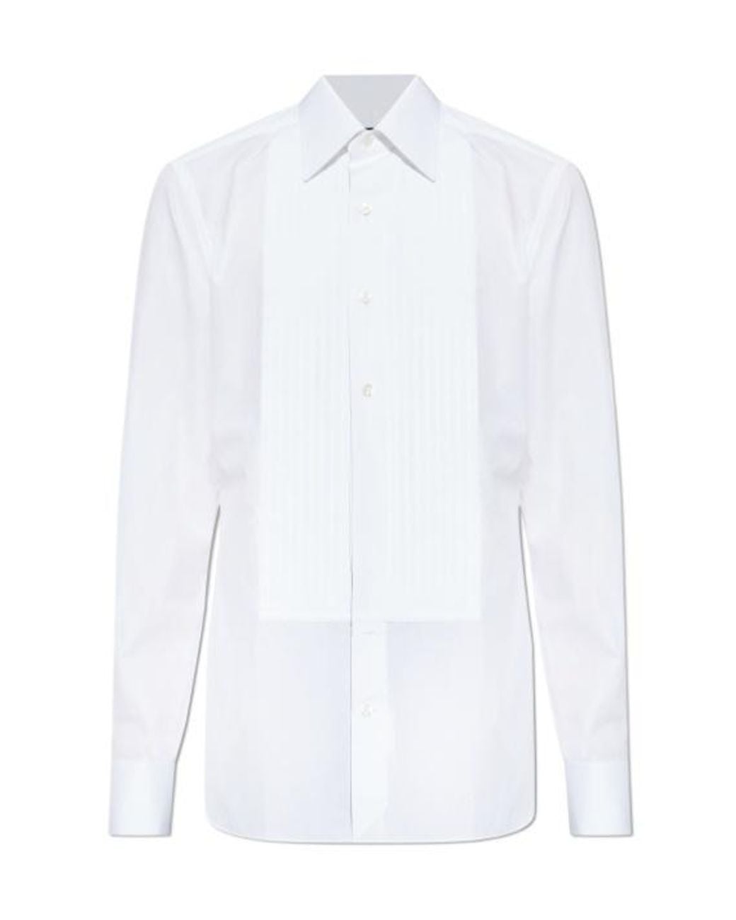 Tom Ford White Long Sleeve Shirt for men