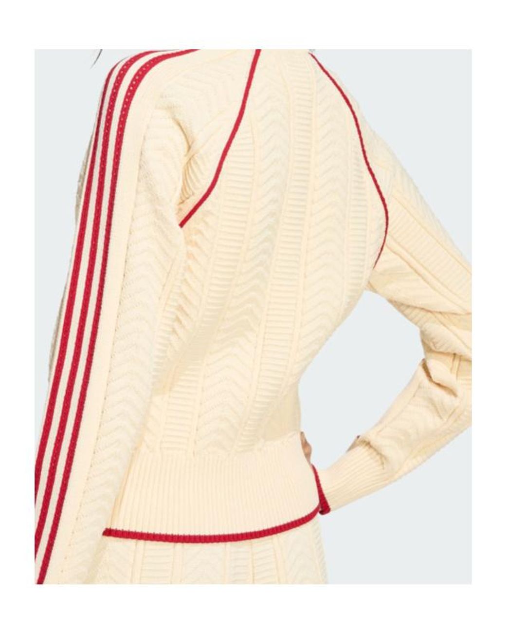 Adidas Originals Natural Sst Tt Knitted Jacket
