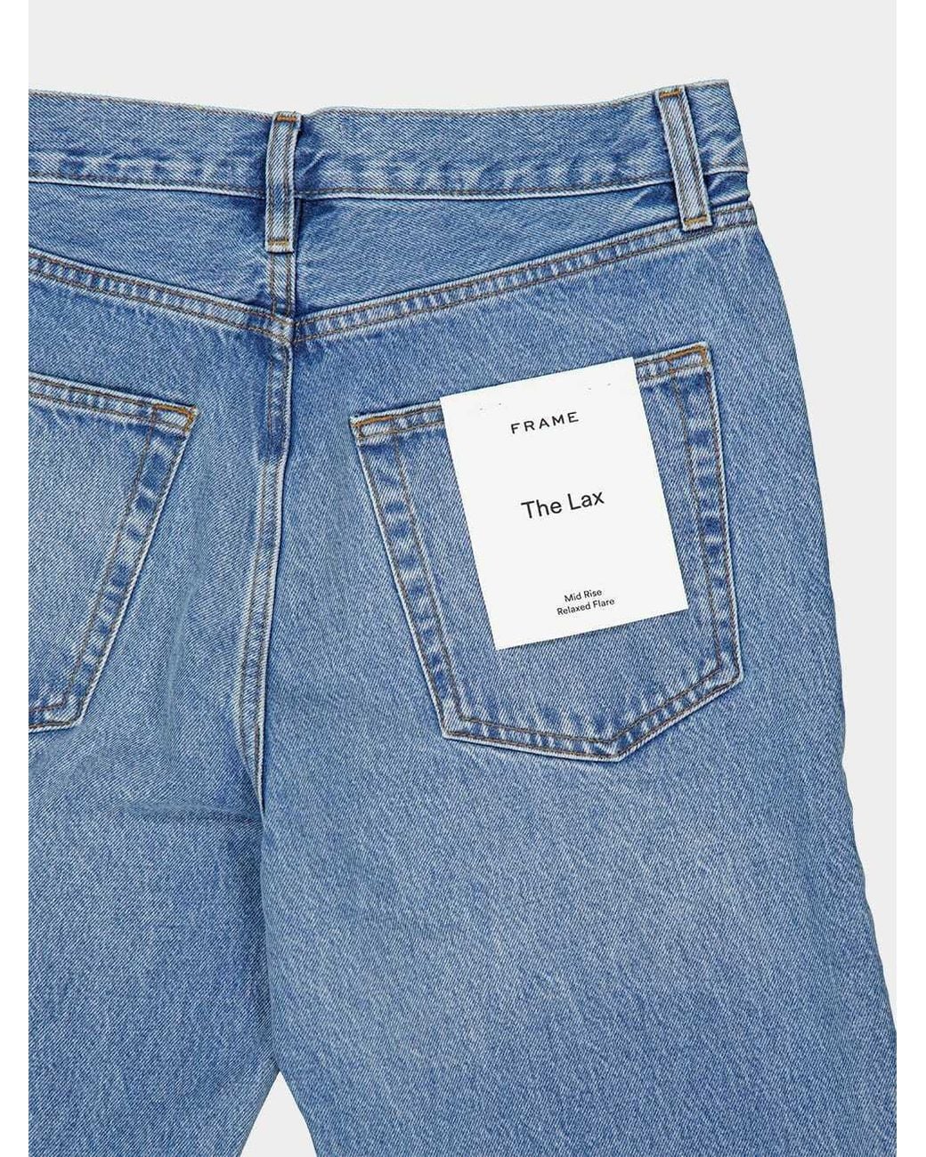 FRAME Blue The Lax Flared Jeans