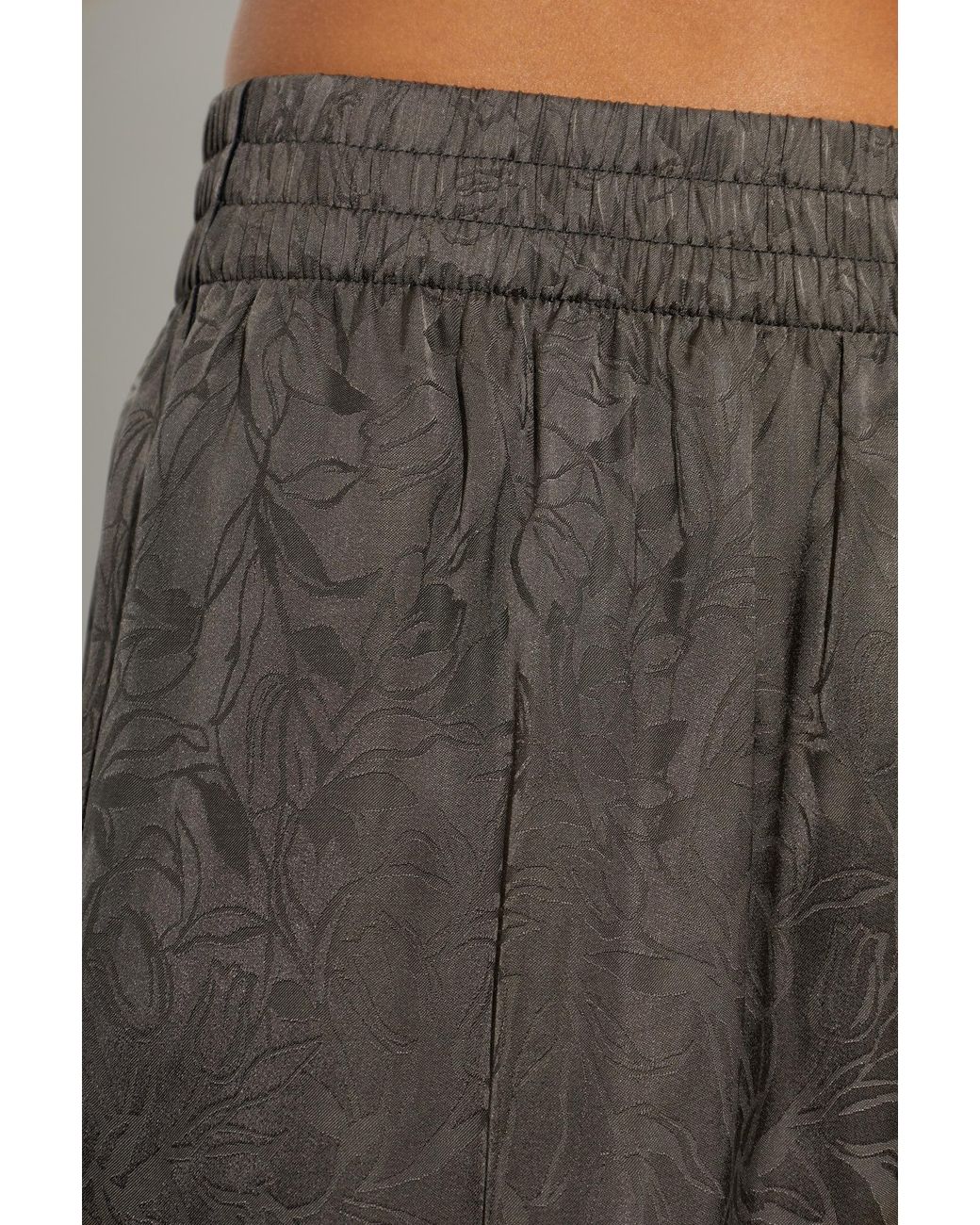 Golden Goose Deluxe Brand Gray Jacquard Wide-Leg Pants