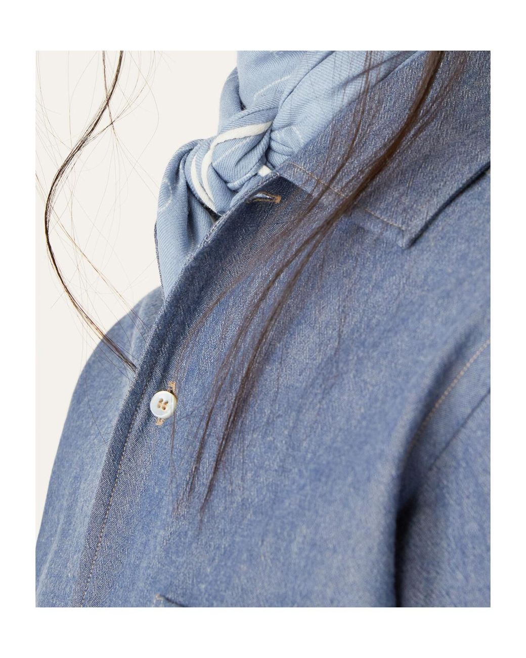 Loro Piana Blue André Shirt