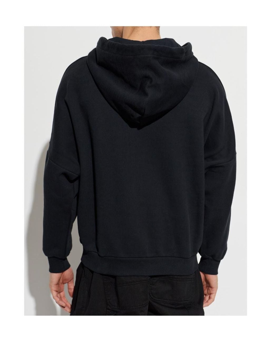 Vivienne Westwood Blue Batwing Logo Hoodie for men