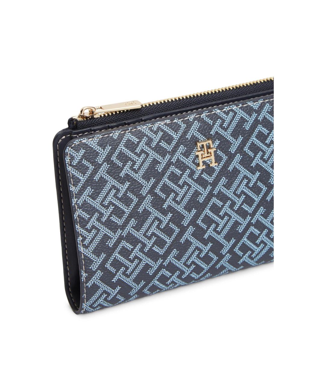 Tommy Hilfiger Blue Zip Wallet