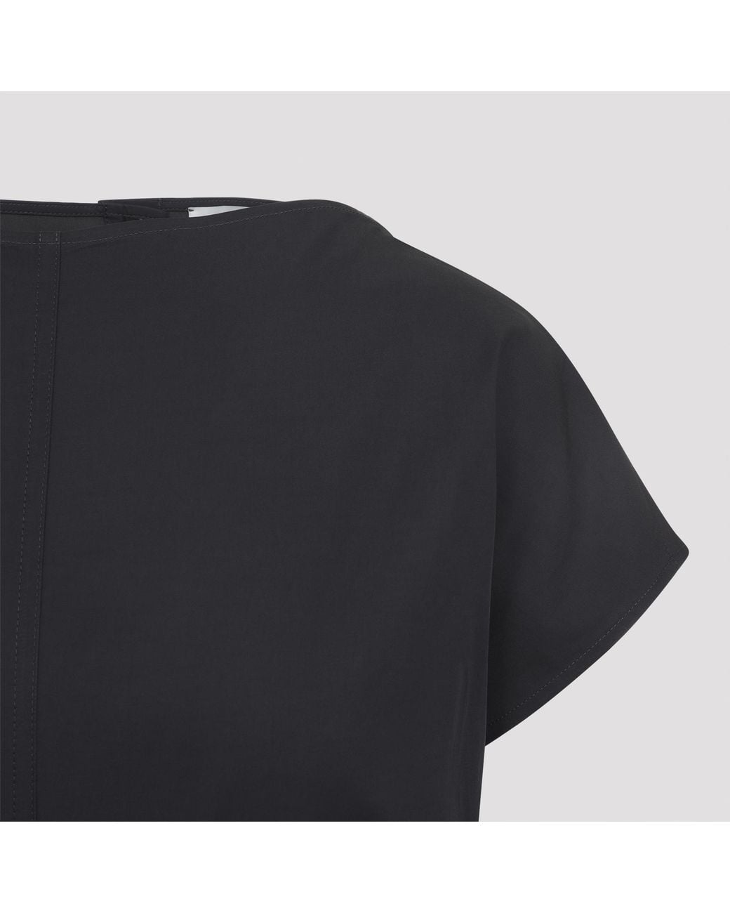 Studio Nicholson Black Simos Ruched Waist Dress