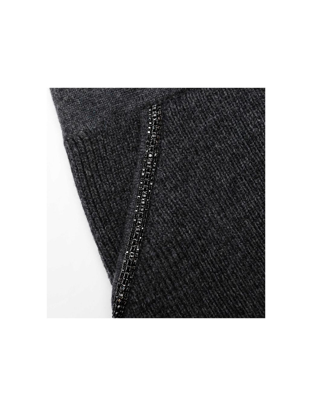 Self-Portrait Black Knit Mini Skirt