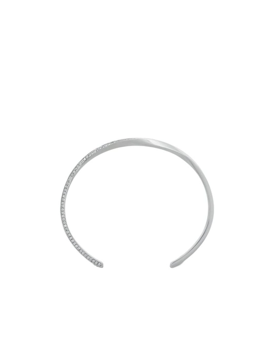 Céline White Torsion Bracelet