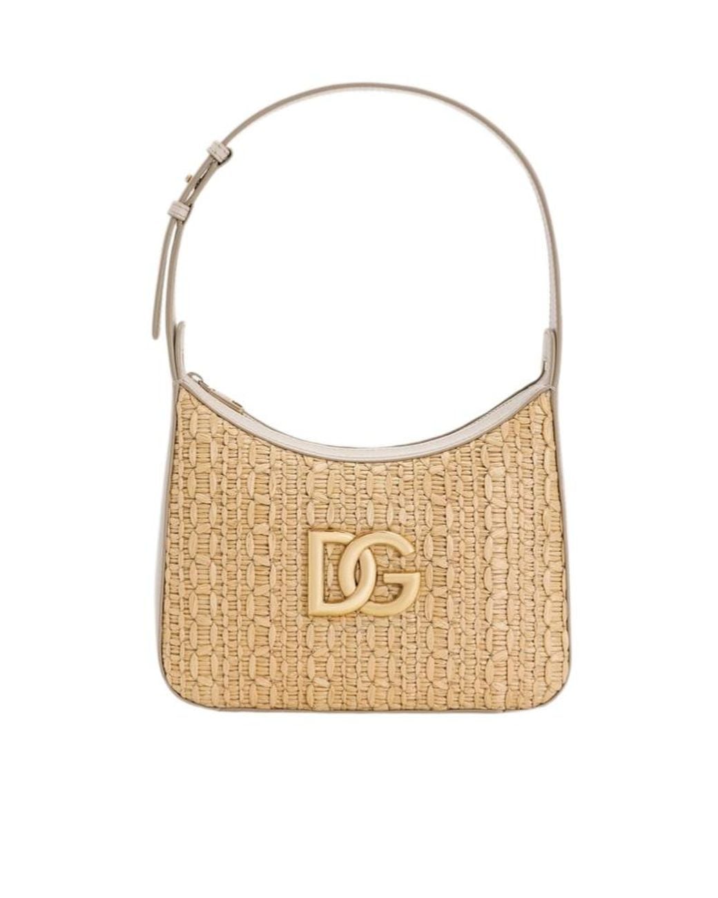 Dolce & Gabbana White Crochet Shoulder Bag