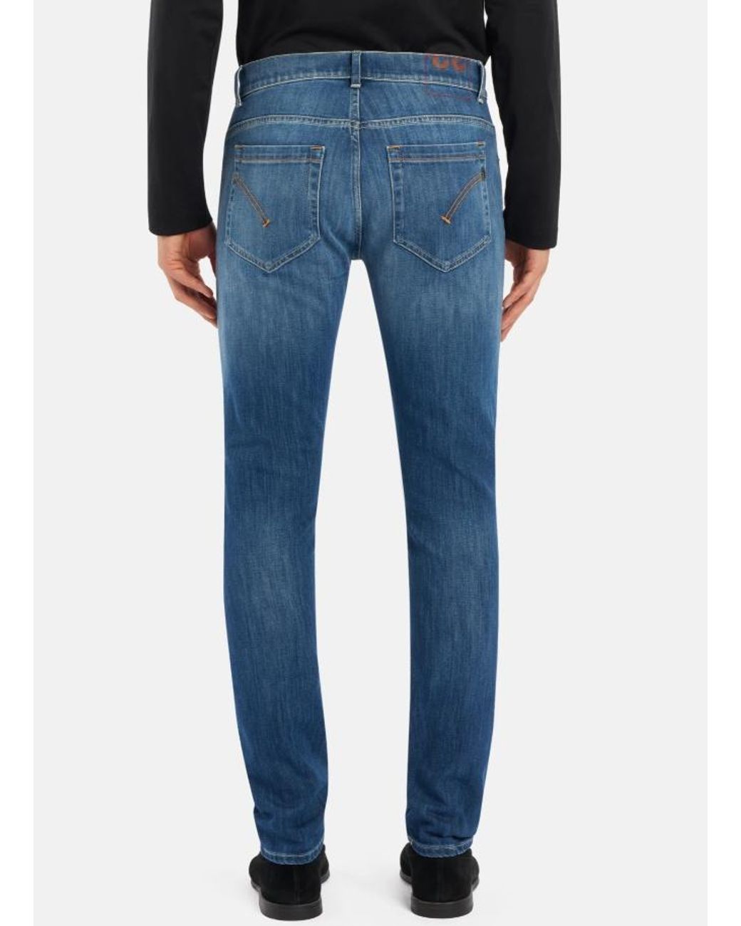 Dondup Blue George Slim-Fit Jeans for men