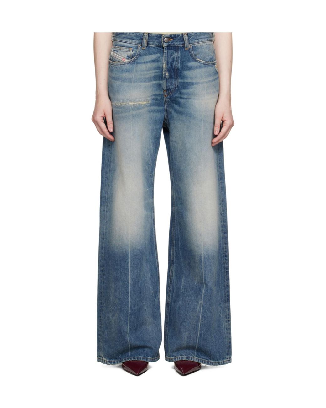 DIESEL Blue 1996 D-Sire Wide-Leg Jeans