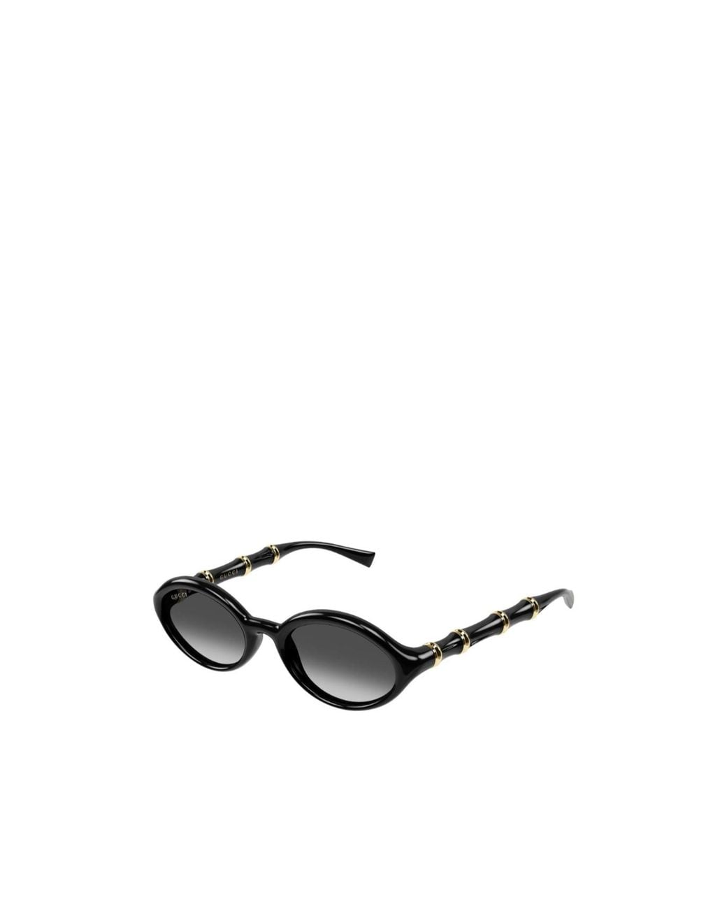 Gucci White Oval Sunglasses