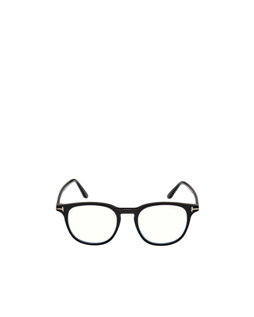 Tom Ford White Eyewear Squared-Framed Glasses for men