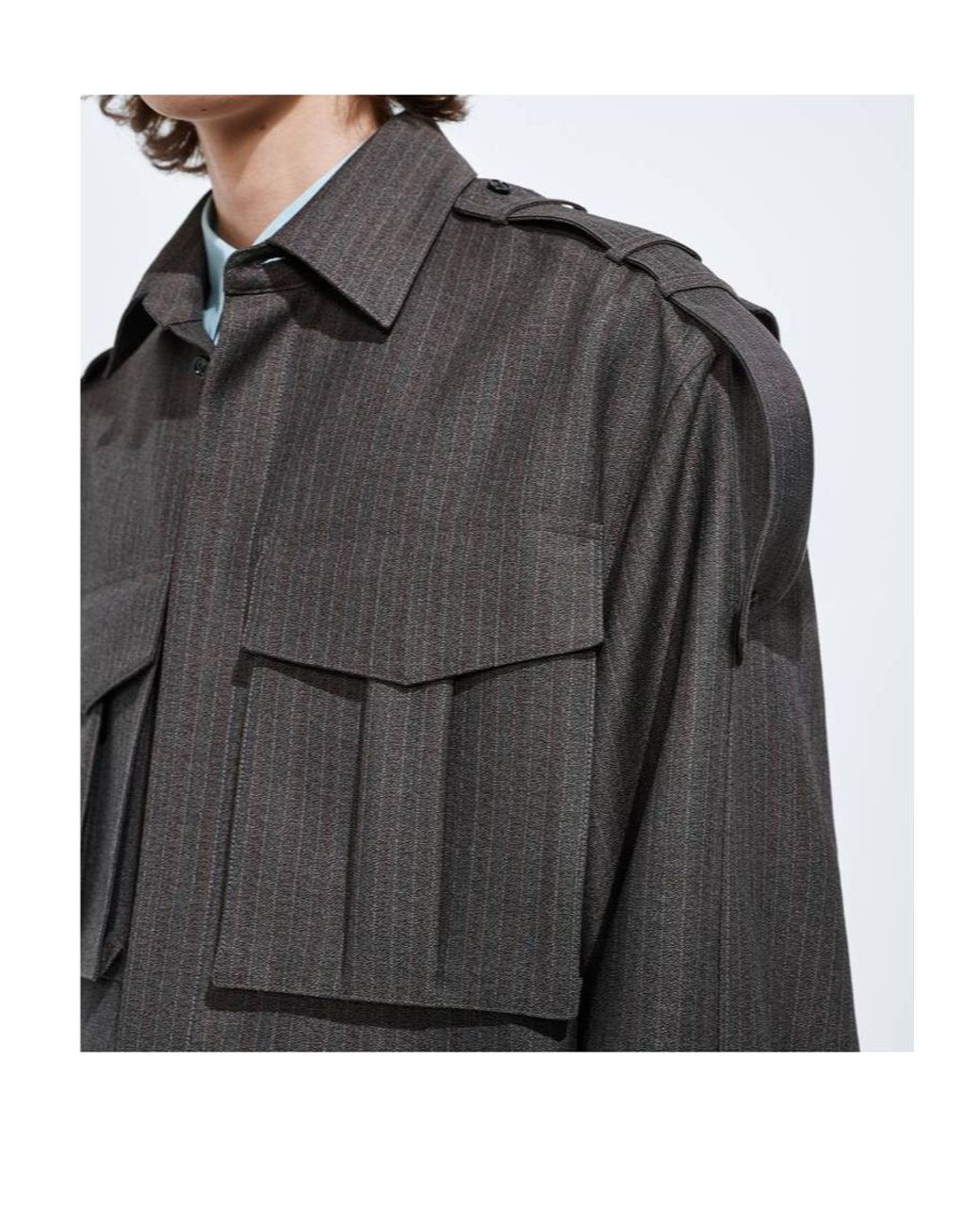 Bottega Veneta Black Wool And Mohair Shirt for men