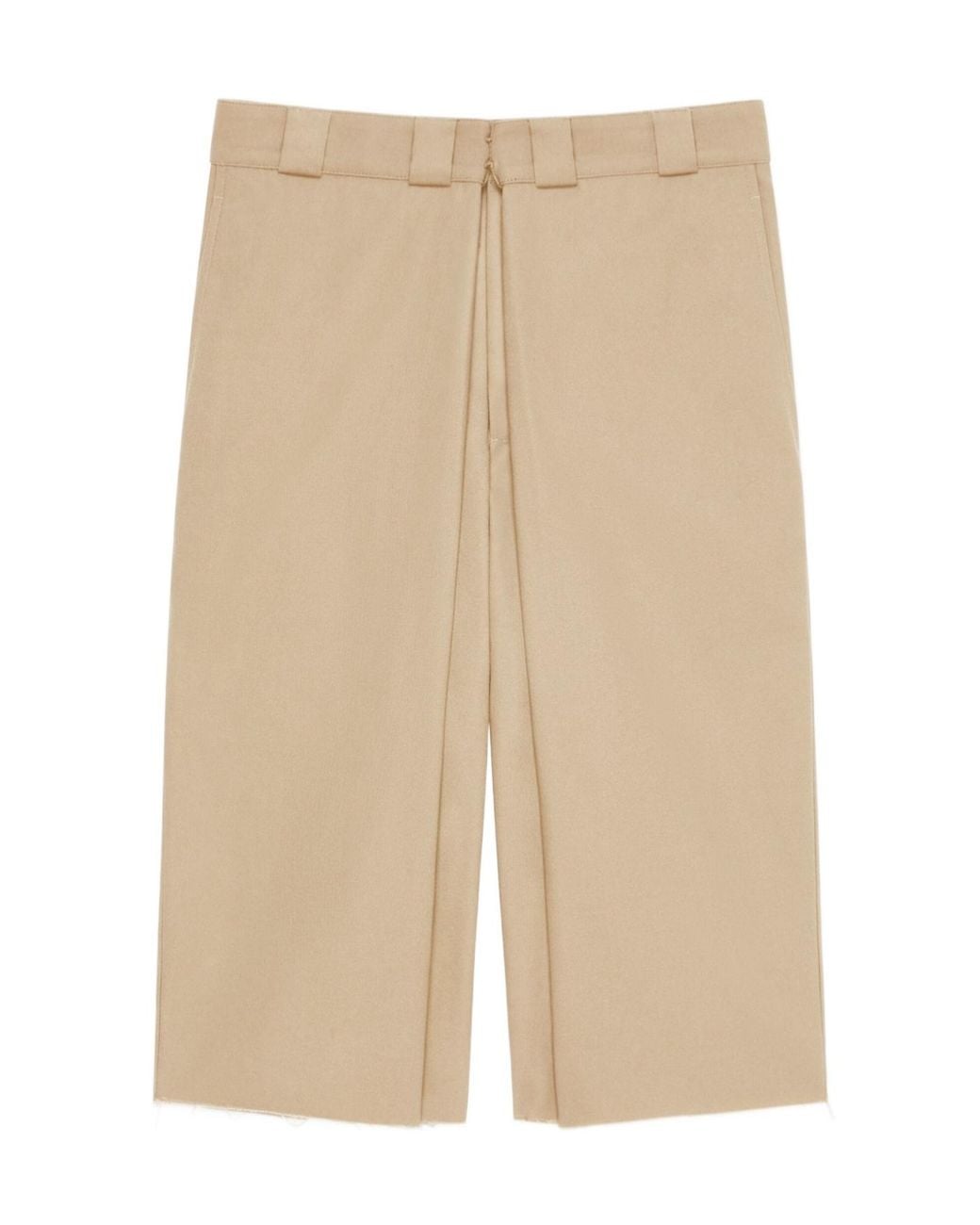 Givenchy Natural Raw Bottom Chino Bermuda Shorts for men