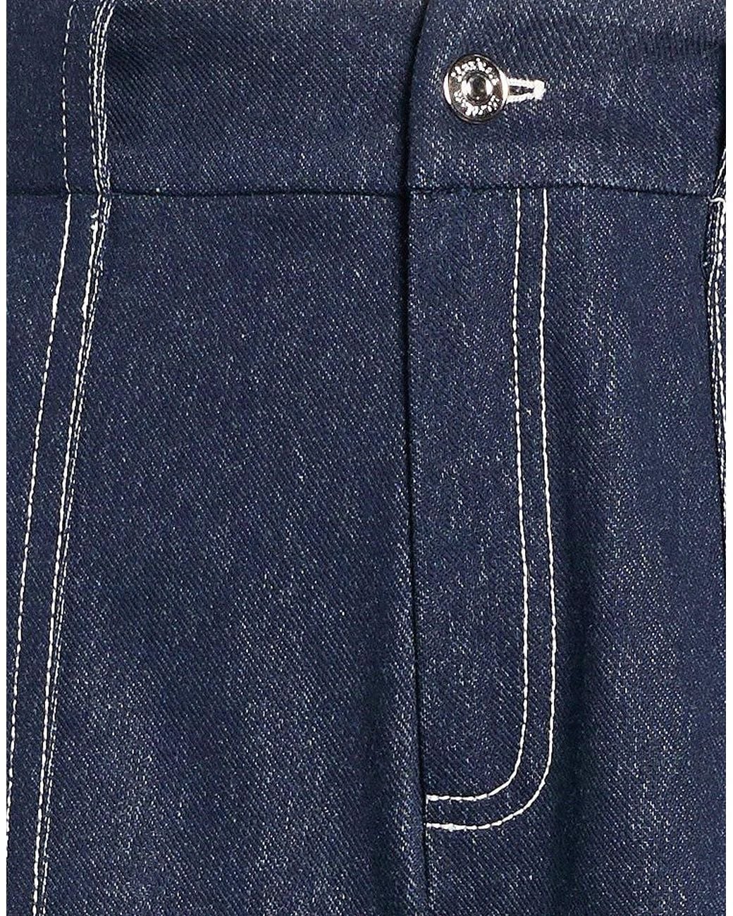 Max Mara Blue Comfortable Versatile Casual Jeans
