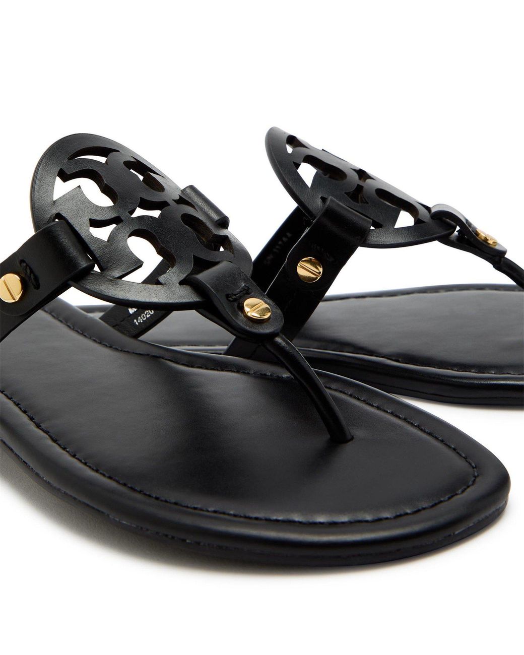 Tory Burch Brown Flip-Flop Flat Slides
