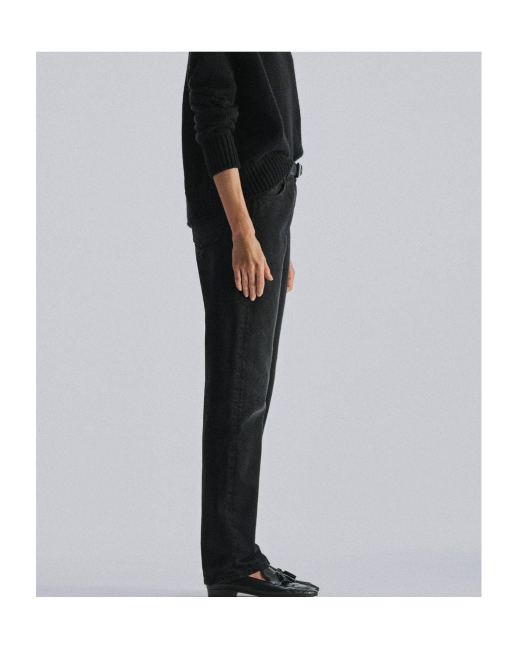 The Row Black Imma Jeans
