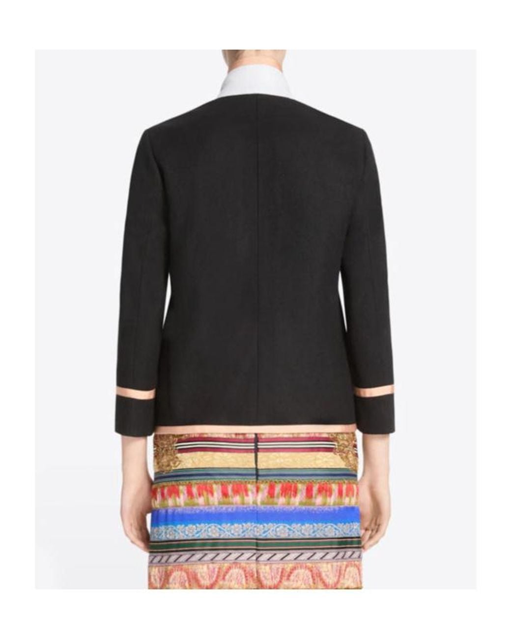 Dries Van Noten Black Single-Breasted Casual Jacket