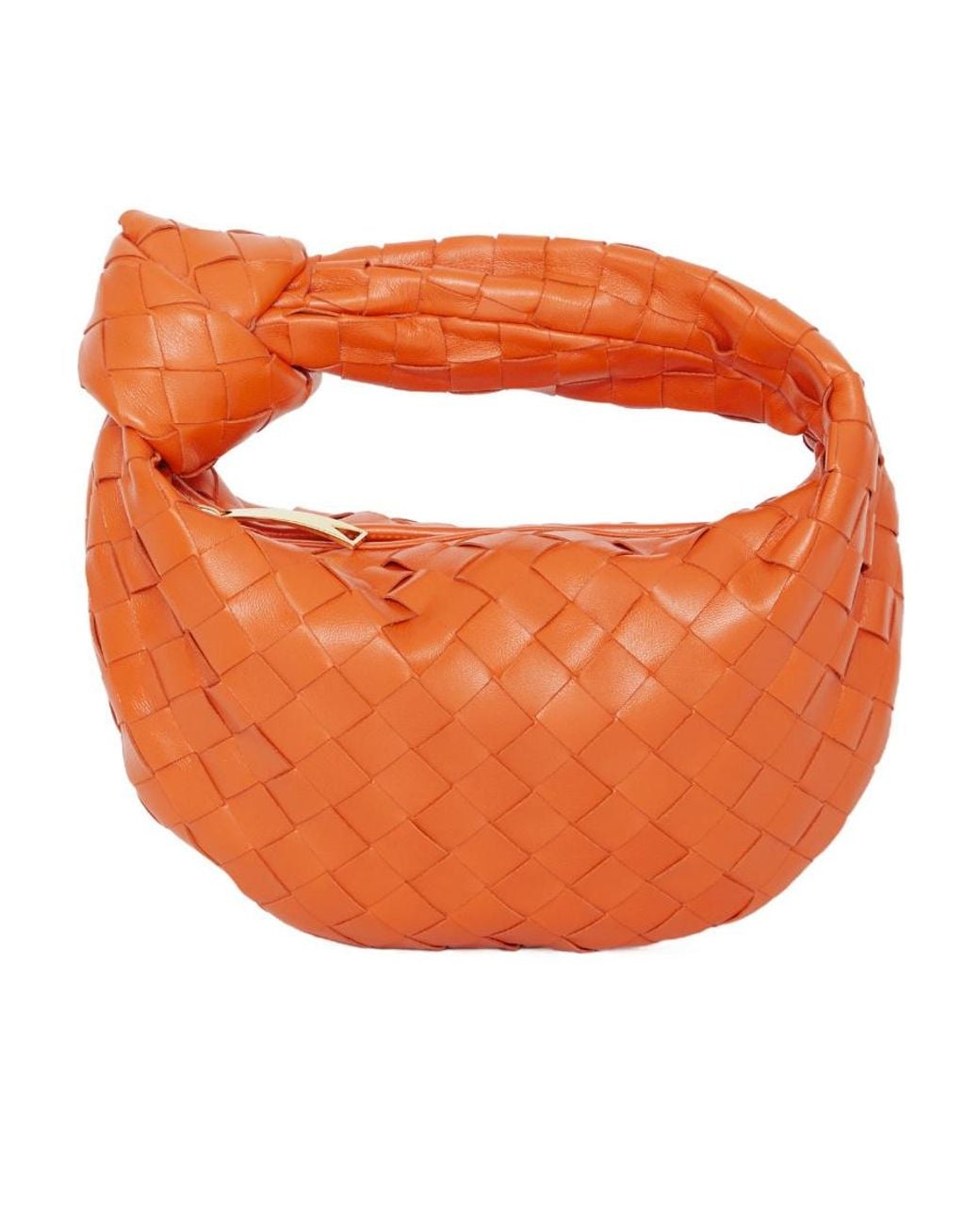 Bottega Veneta Orange Jodie Mini Tote Bag