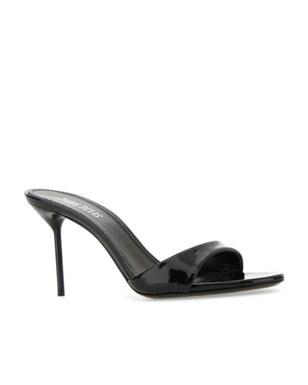Paris Texas Black Lidia 70 Heeled Mules