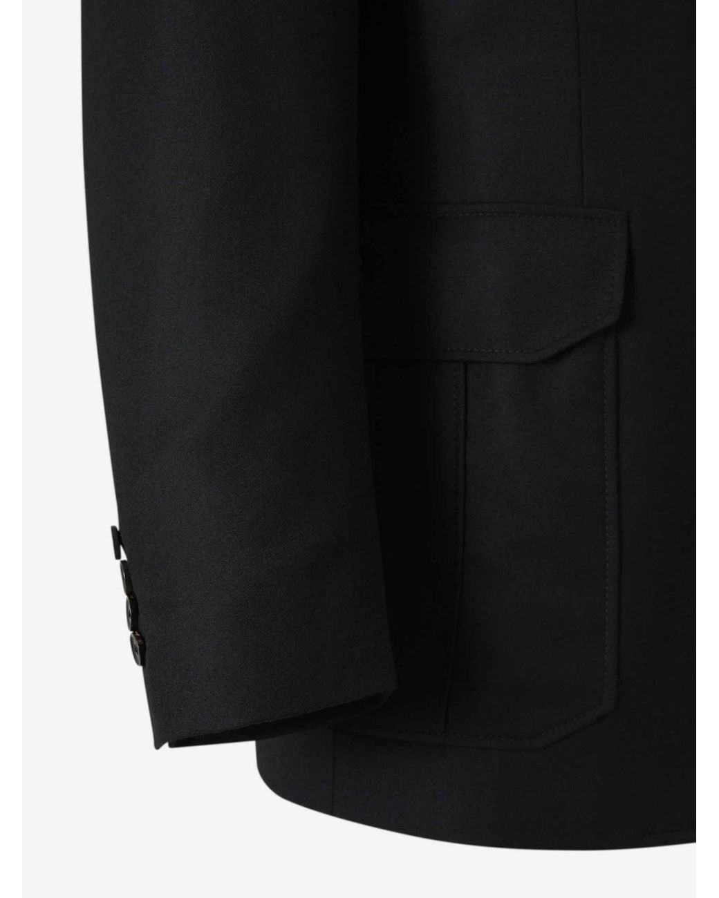 Brioni Black Wool Blazer for men