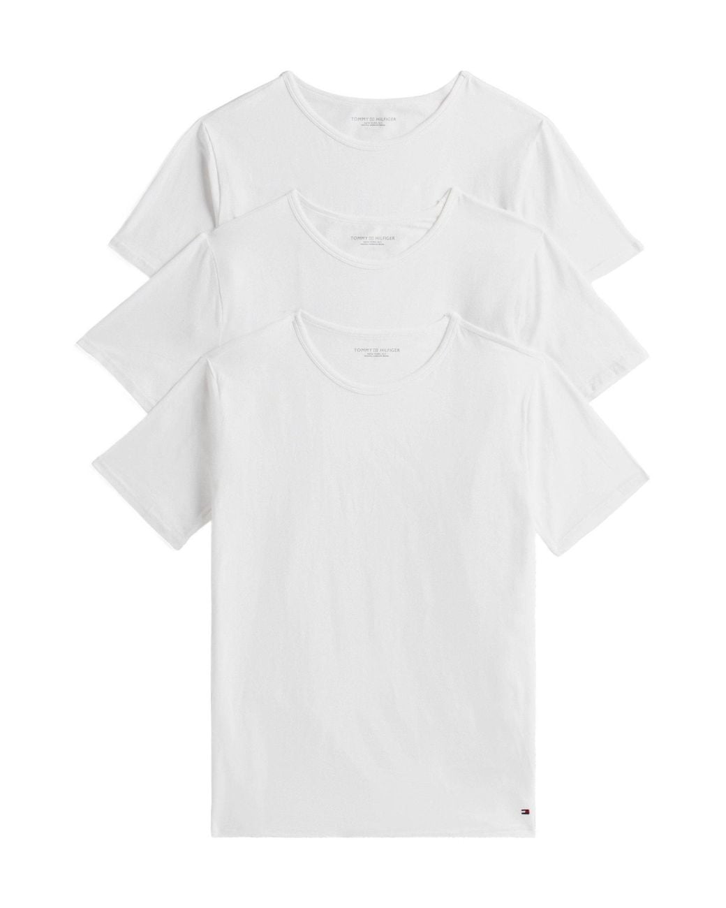 Tommy Hilfiger White Purecotton Shortsleeve Tshirt for men