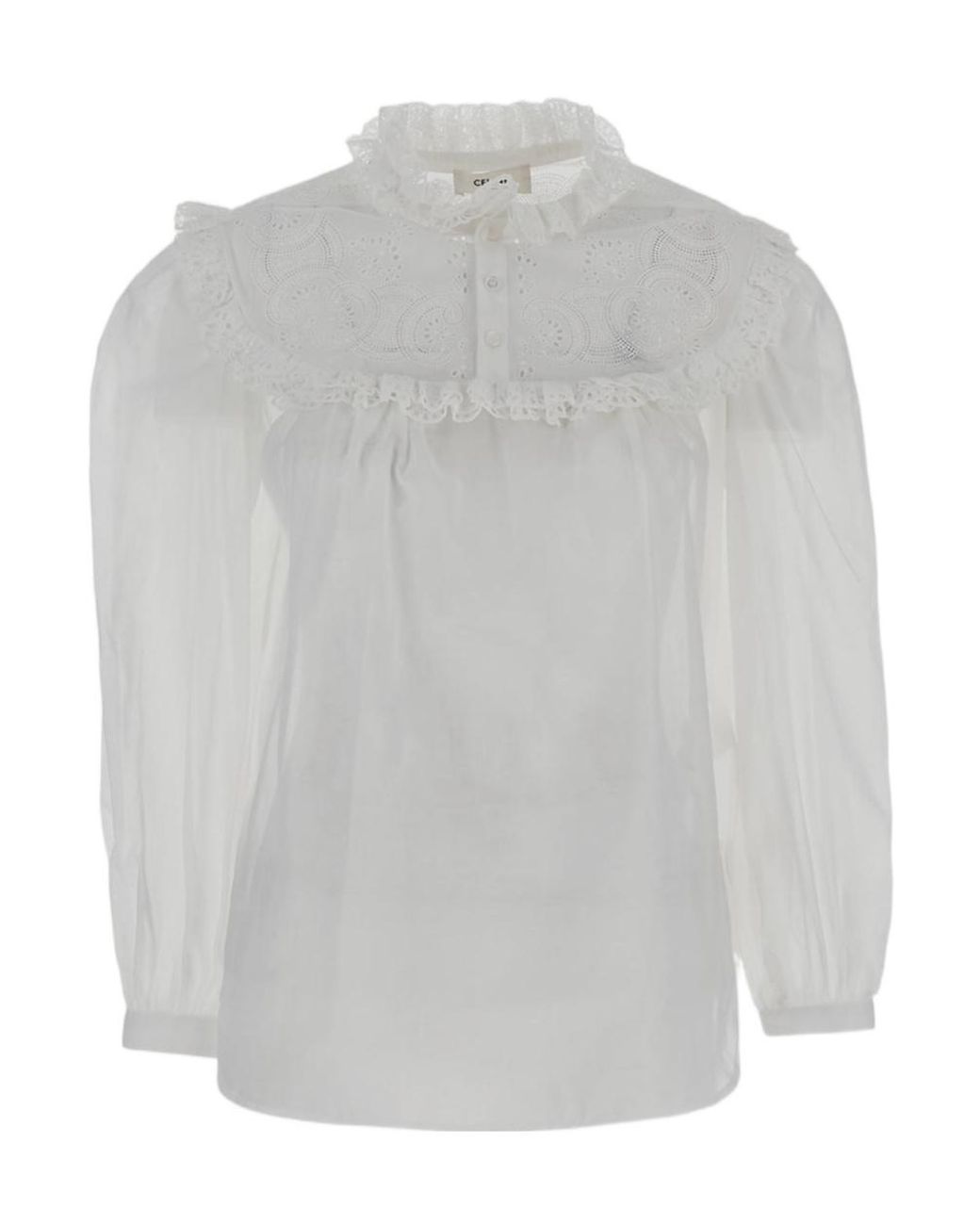 Céline Gray Embroidered Romy Shirt