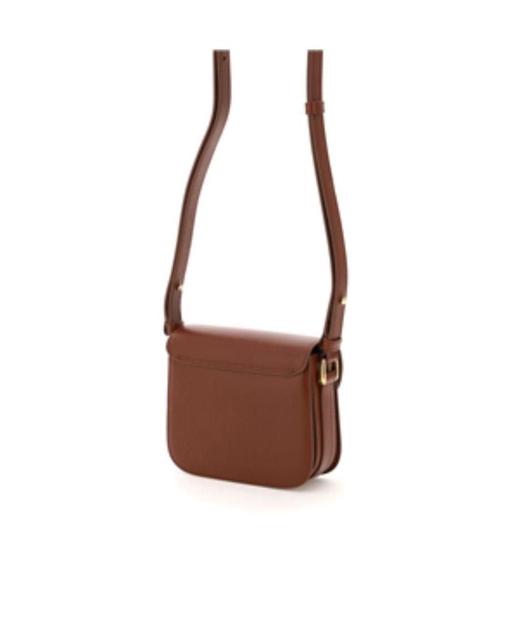 A.P.C. Brown Grace Mini Shoulder Bag