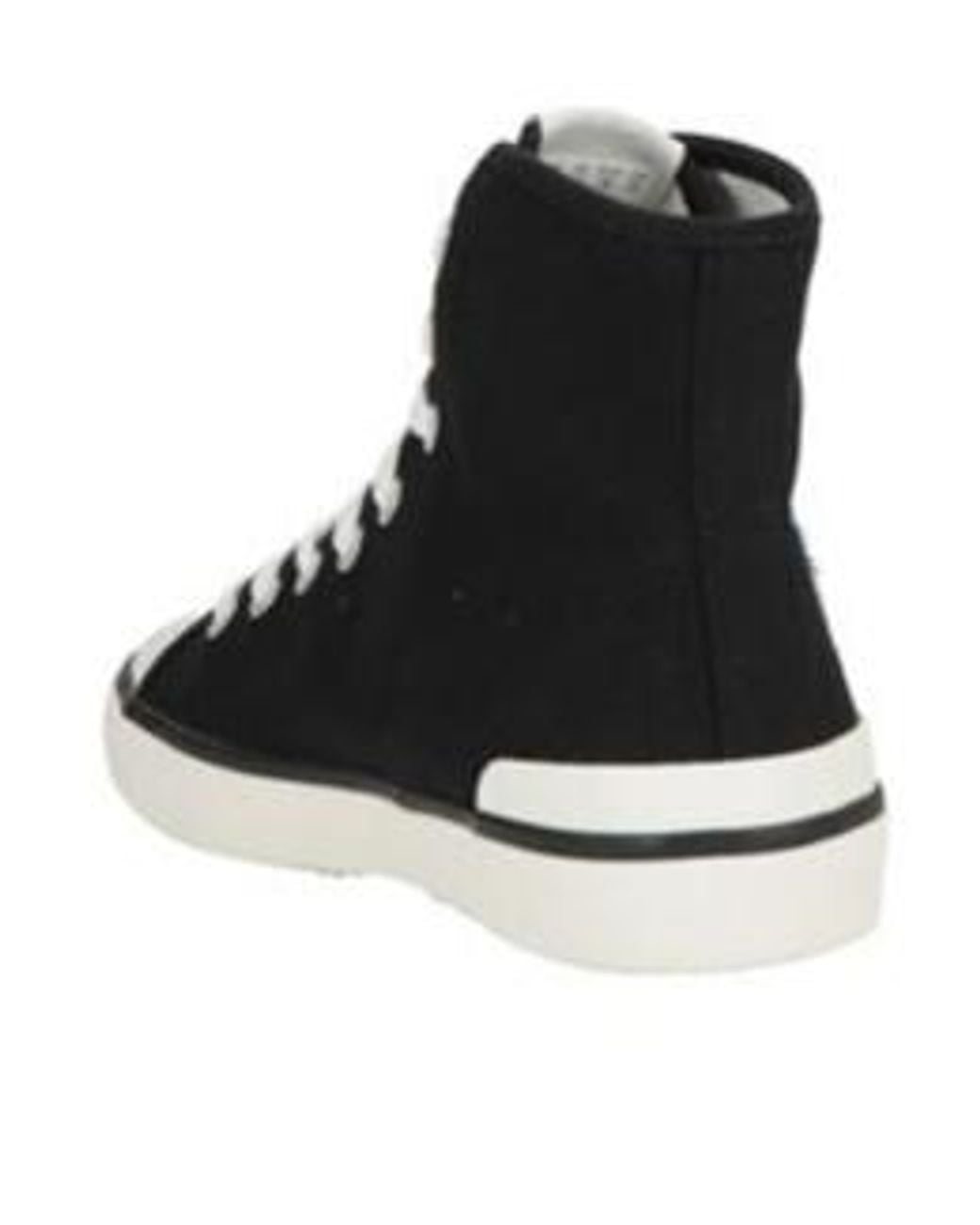 Isabel Marant Brown Print Canvas High Top Shoes