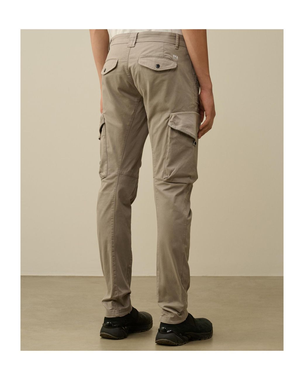 C P Company Natural Lens-Detailed Trousers for men