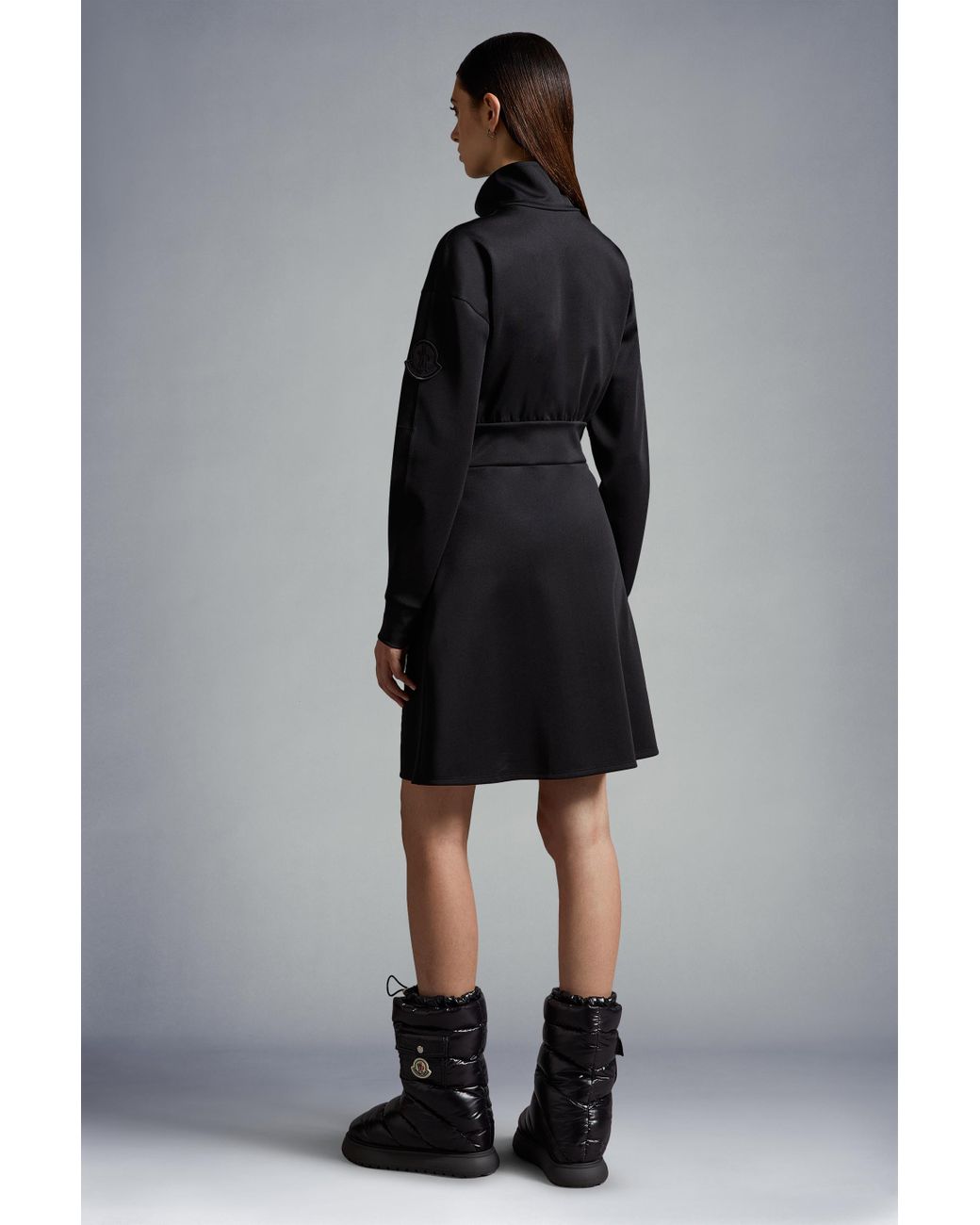 Moncler Black Triacetate Dress