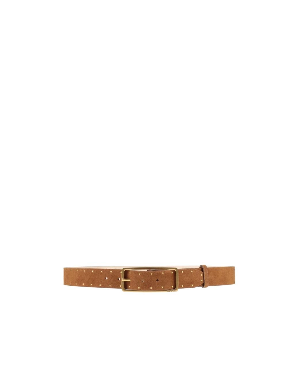 Rag & Bone White Suede Belt