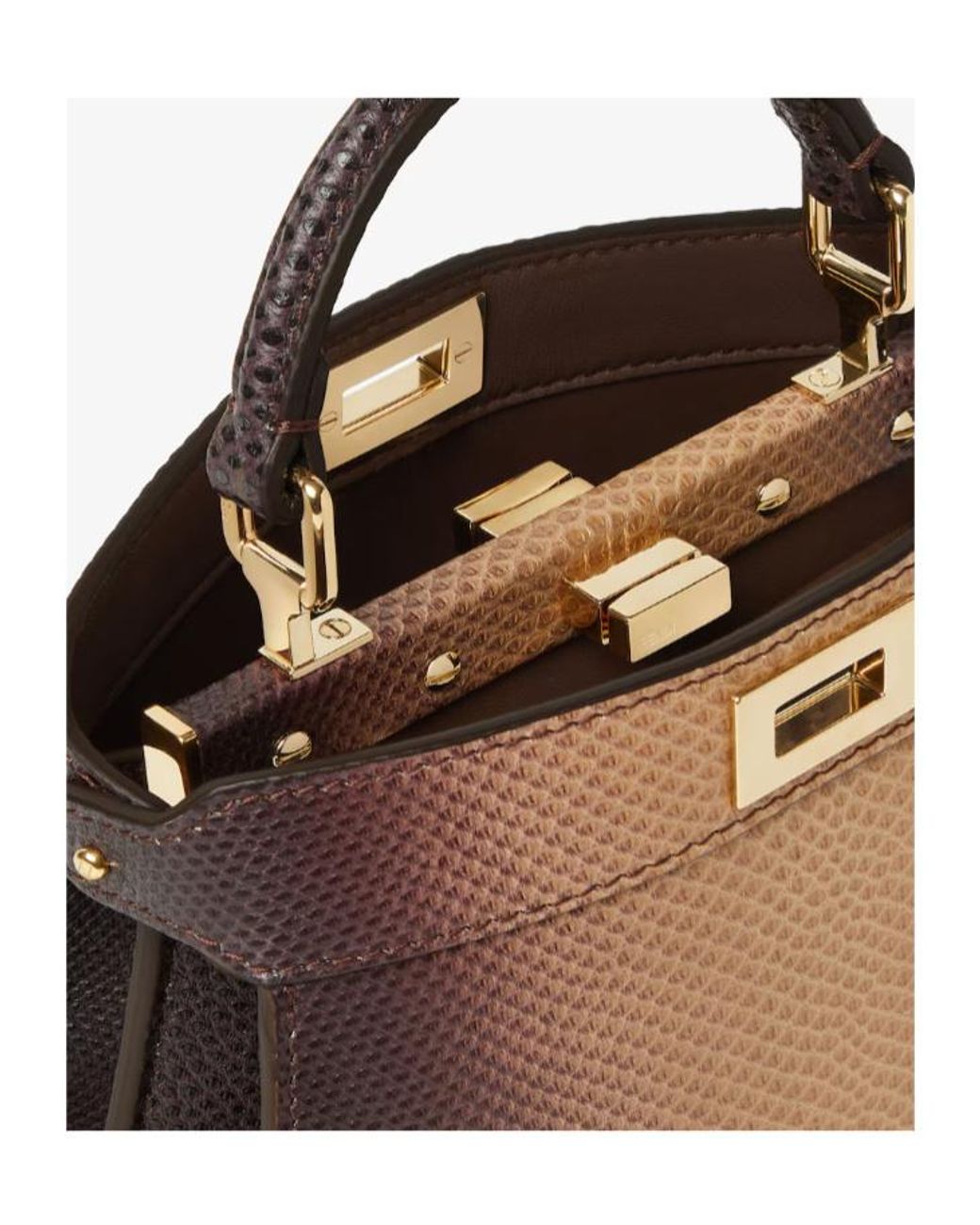 Fendi Brown Gradient Karung Bag