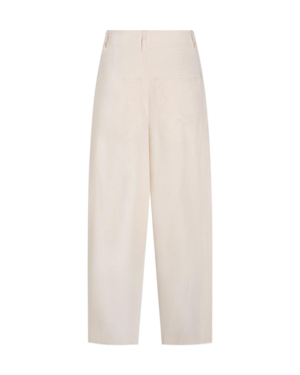 Isabel Marant White Drawstring Casual Pants
