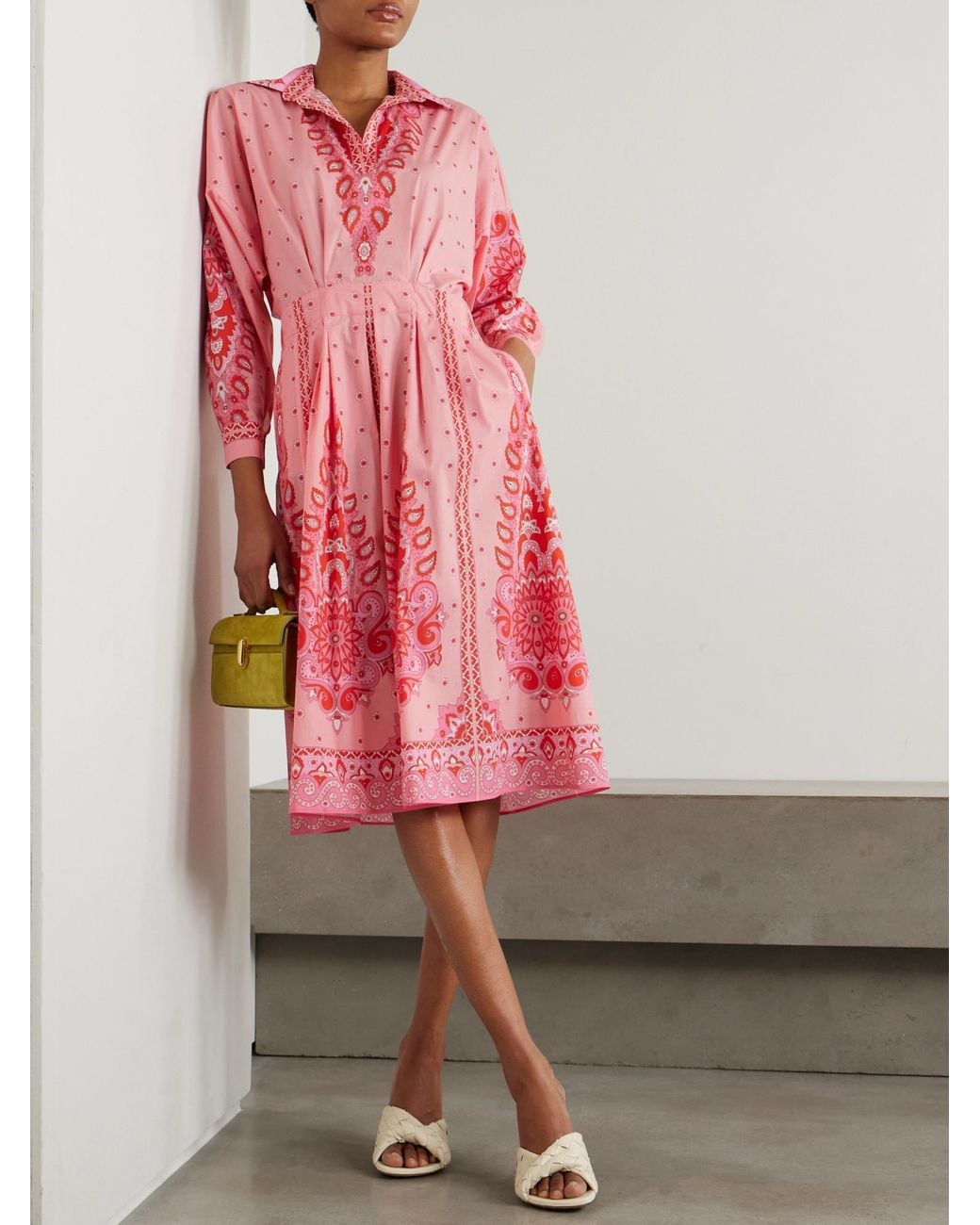 Etro Pink Floral Dress