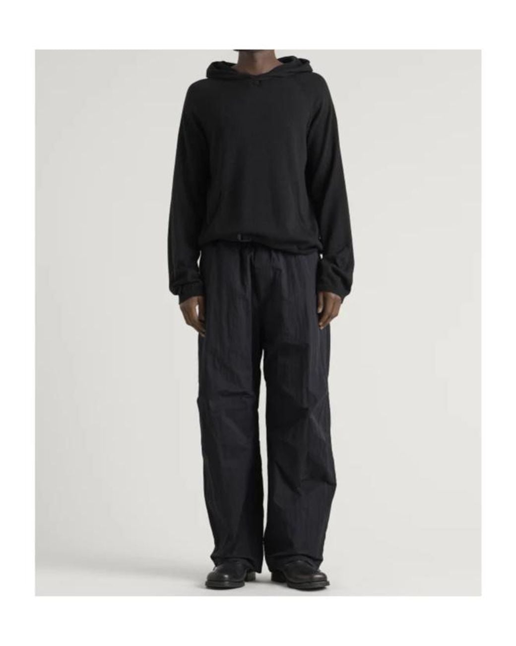 Studio Nicholson Blue Logo Casual Pants for men
