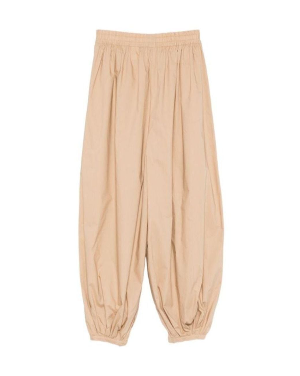 Alysi Natural Balloon Fit Elastic Waist Pants