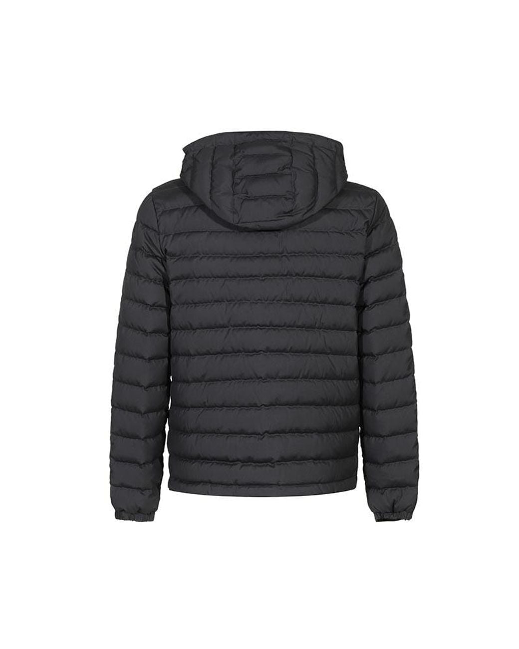 Zegna Black Hooded Padded Jacket for men