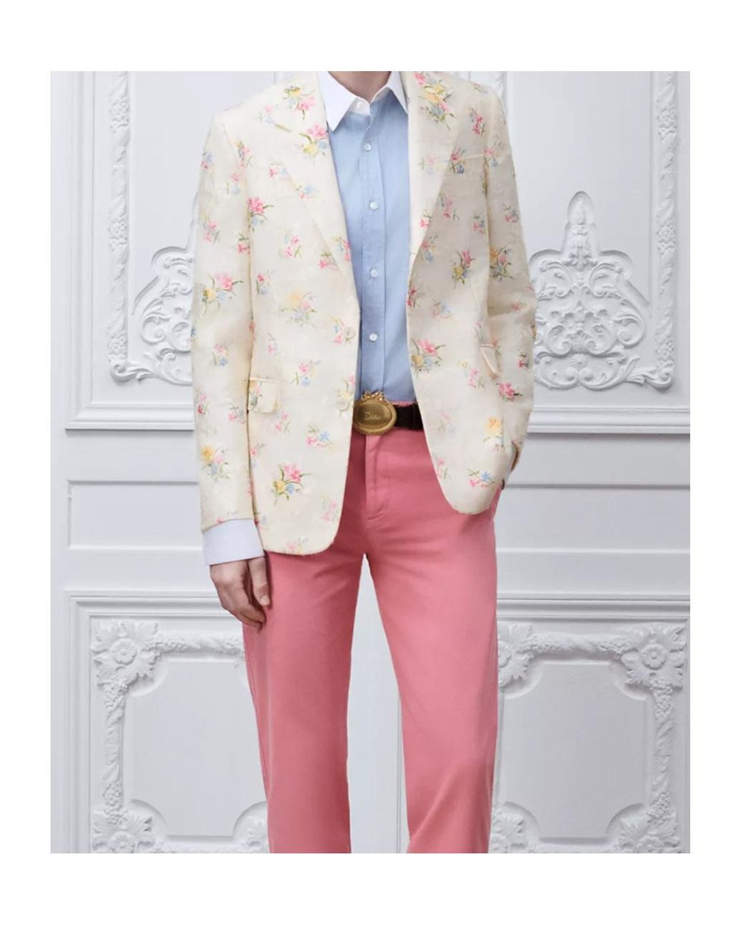 Dior White Single-Breasted Jacket for men