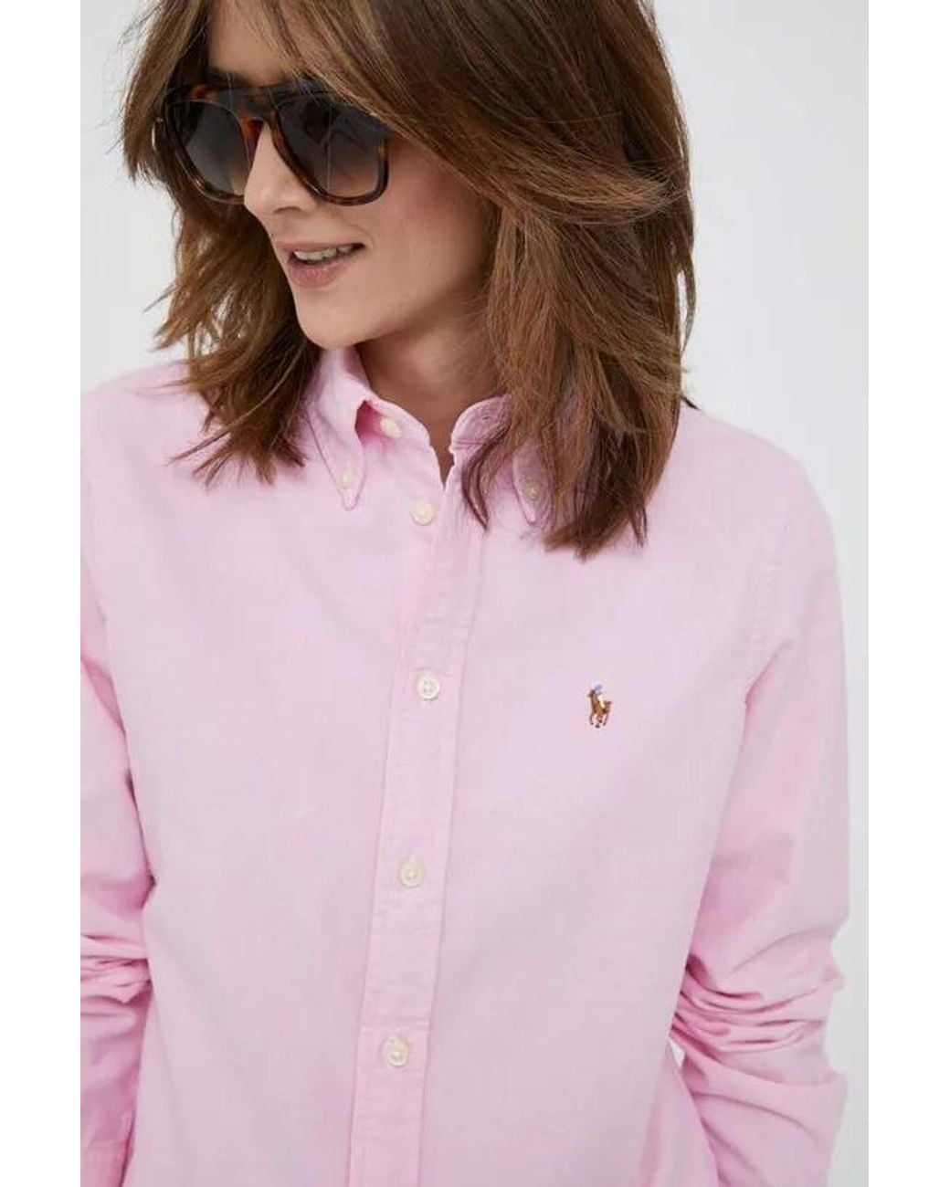 Polo Ralph Lauren Pink Buttoned Long-Sleeve Shirt
