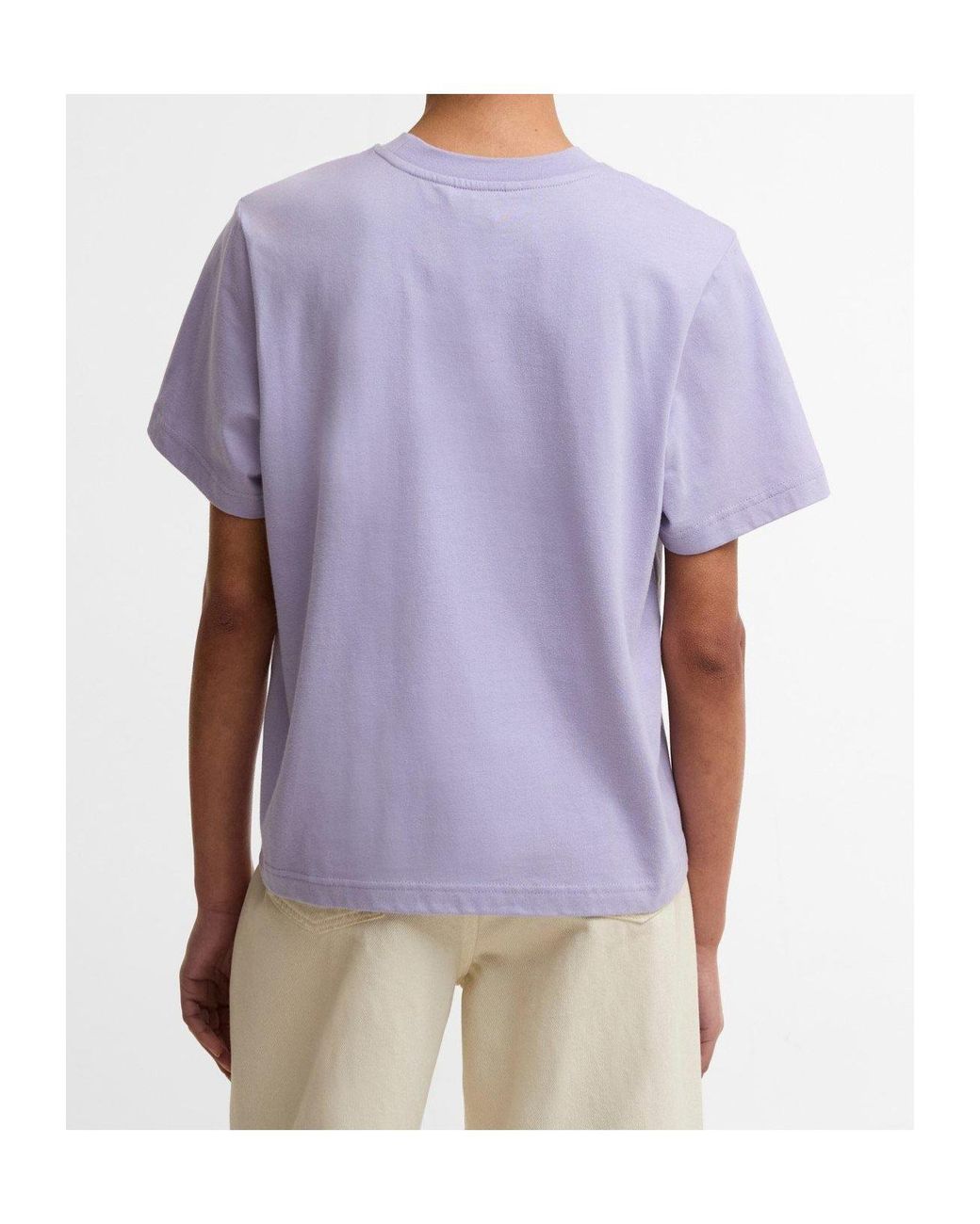 Barbour Purple Printed T-Shirt
