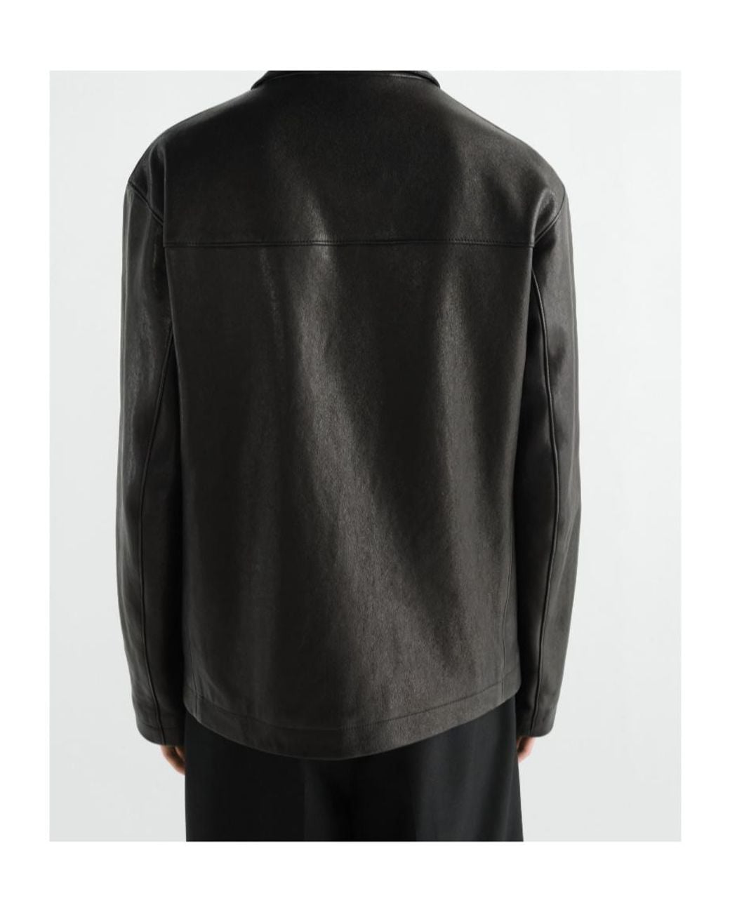 Lemaire Black Single-Breasted Jacket for men