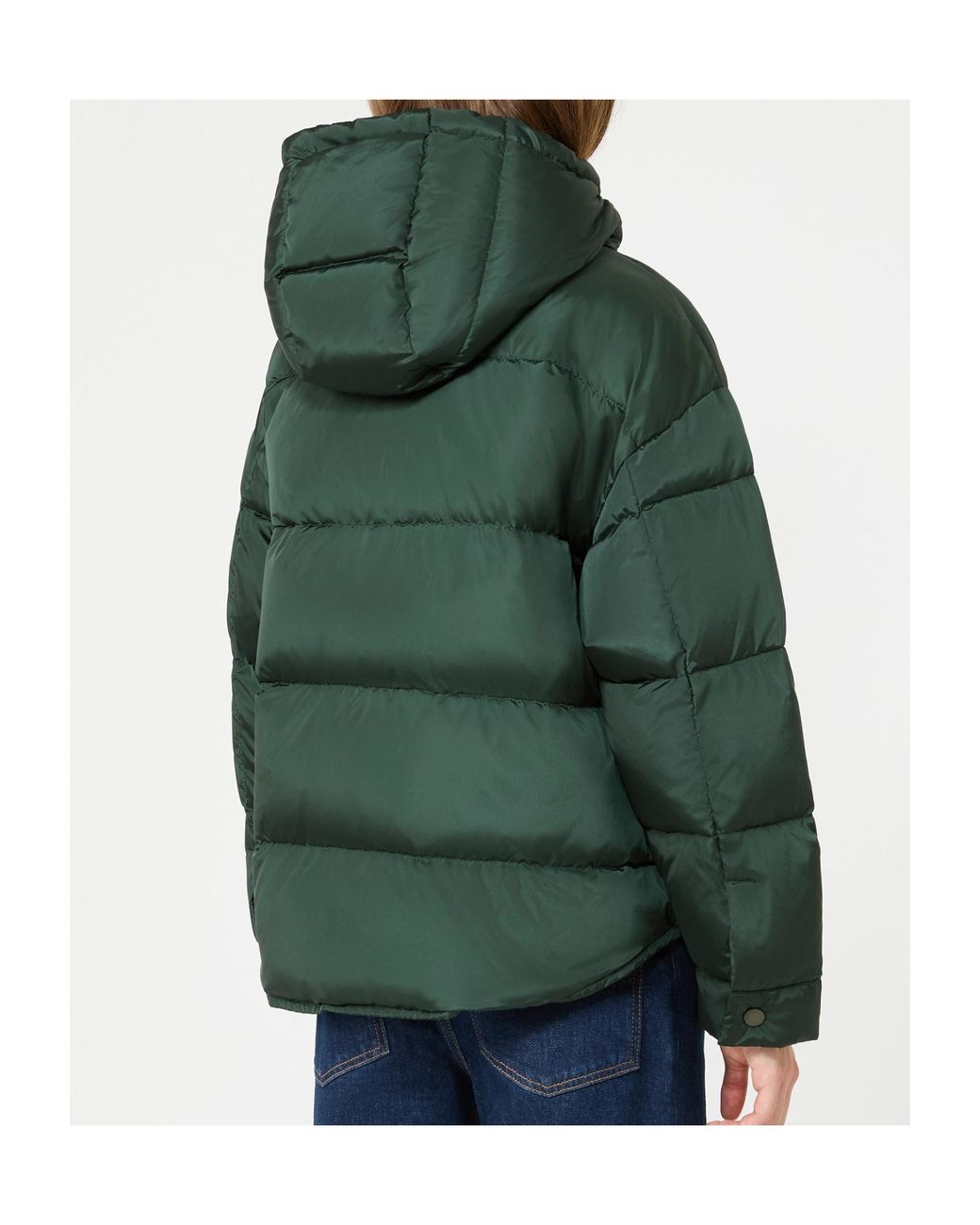 Weekend by Maxmara Green Long-Sleeved Down Jacket