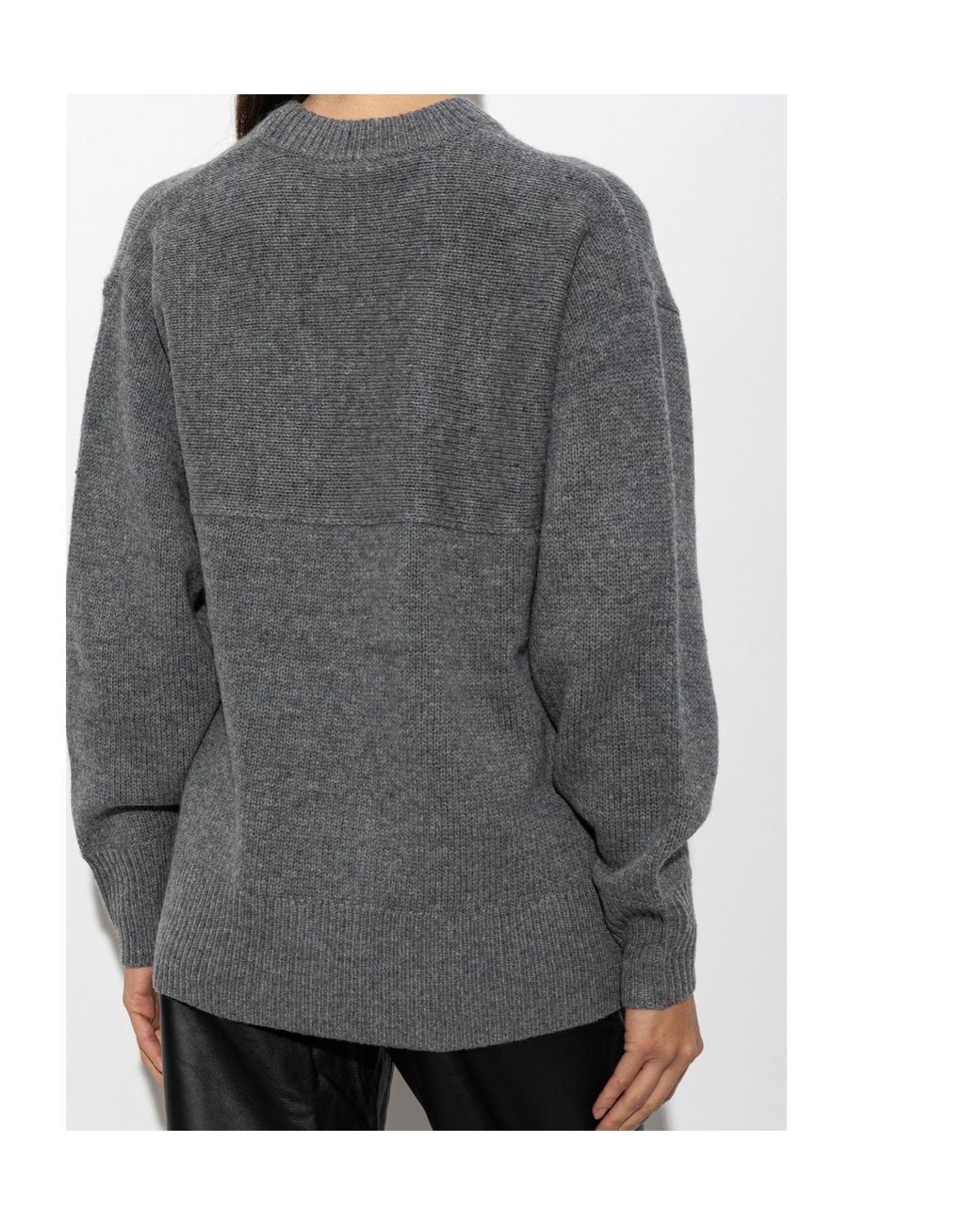 By Malene Birger Gray Bradley Ribbed Knitted Sweater